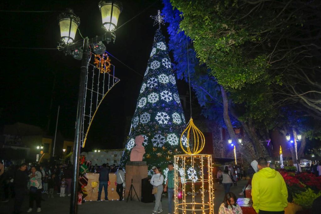 Lánzate a disfrutar del ambiente navideño en Corregidora. Foto: Facebook Municipio de Corregidora