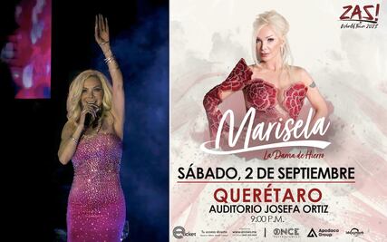 Marisela, La Dama de Hierro, cantará en Querétaro