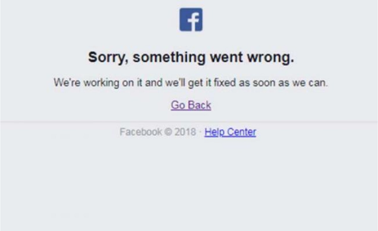 Caída de Facebook a nivel mundial