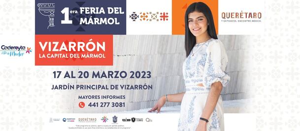 Retoman la Feria del Mármol en Vizarrón