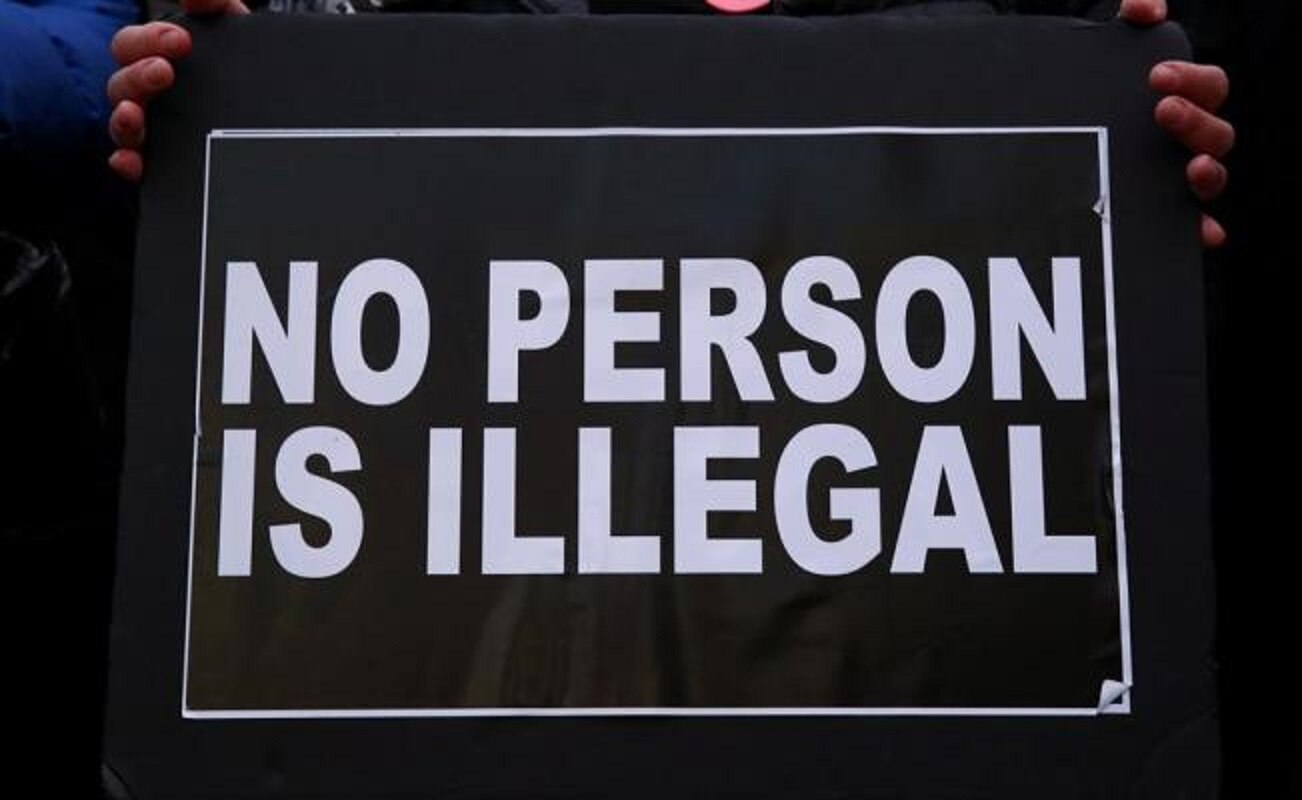Protestan contra política migratoria de Trump frente a Casa Blanca