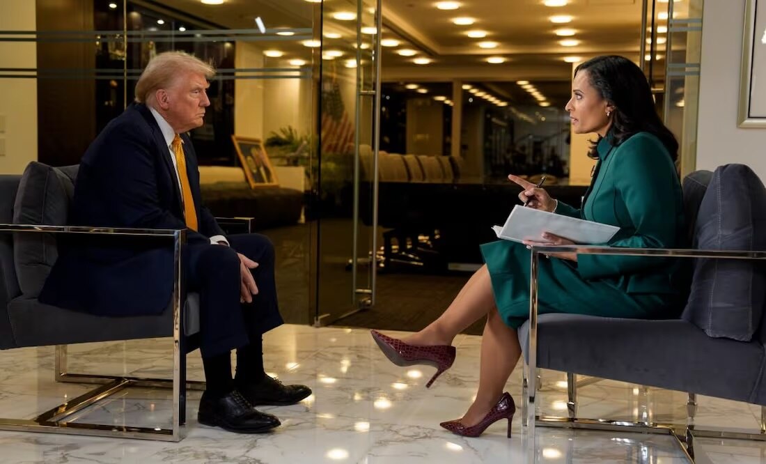 El magnate, quien asume la presidencia el 20 de enero, ya había “bromeado” con el primer ministro canadiense, Justin Trudeau, con la posibilidad de convertir a Canadá en el estado 51. Foto: X @MeetThePress