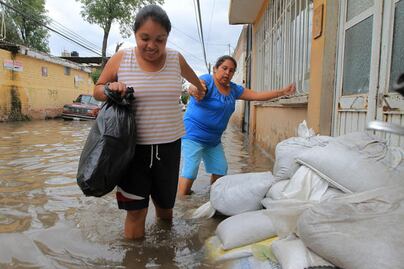 Estiman 400 casas inundadas y 300 familias damnificadas