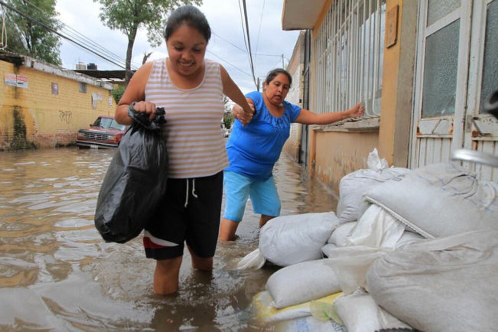 En la comunidad de Santa María Magdalena se registran al menos 200 viviendas dañadas por la lluvia, es la zona en peores condiciones (CÉSAR GÓMEZ. EL UNIVERSAL)