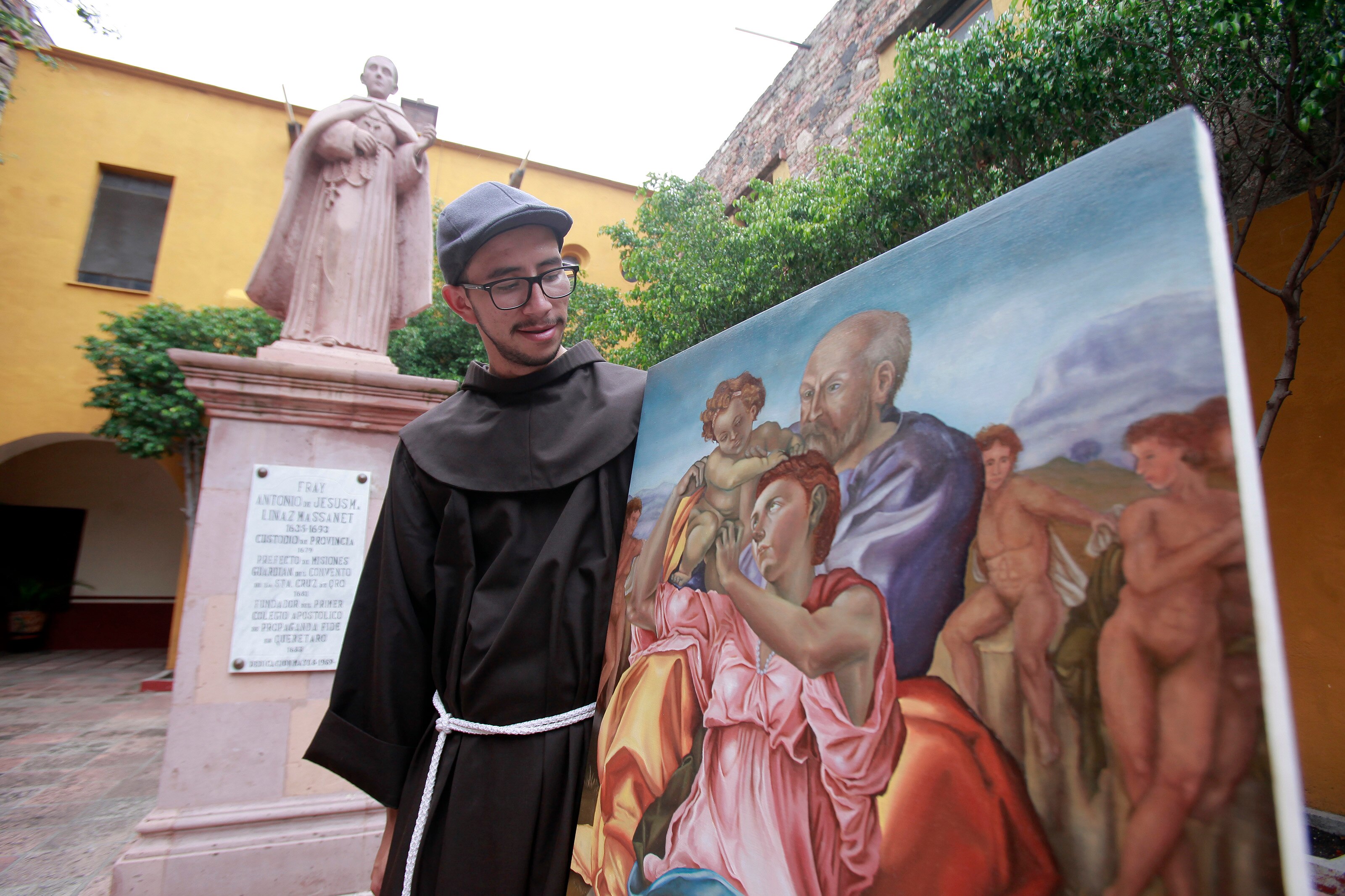La pintura y la religión conviven en su arte