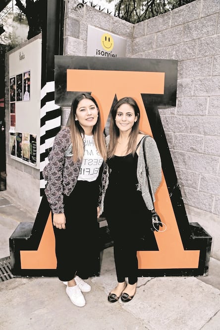 Itzel Bernal y Gina Soto (Foto: Gonzalo Ibáñez)