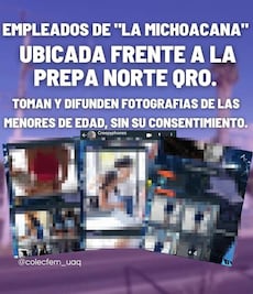 Denuncian a trabajadores de paletería por presuntamente tomar fotos de menores de edad en Querétaro 