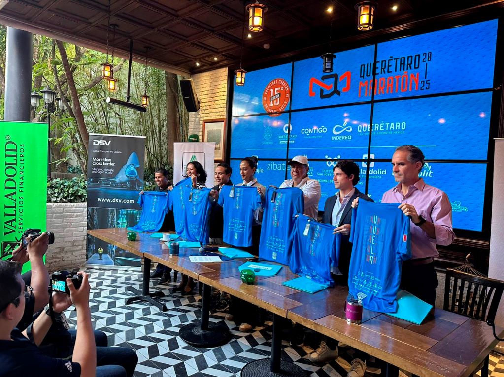 Presentan la playera del Querétaro Maratón 2025