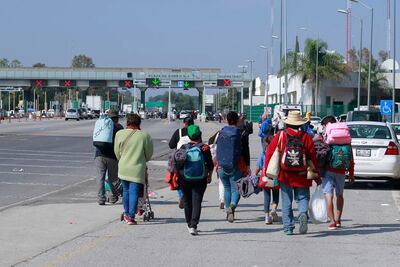 Guanajuato toma control de caravana