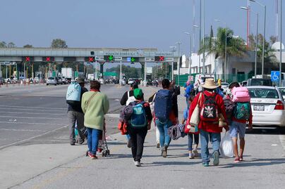 Guanajuato toma control de caravana