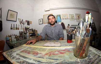 Realmente pinto lo que veo: Omar Benítez 