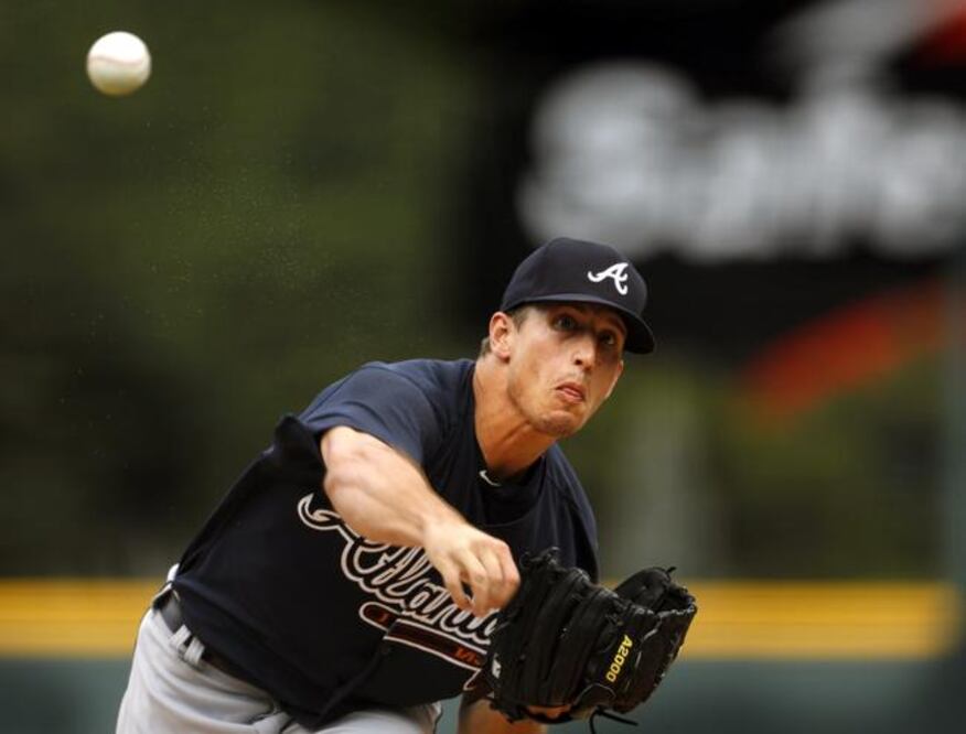 Lucas Sims obtuvo su primera victoria de la temporada. FOTO: JOE MAHONEY. AFP