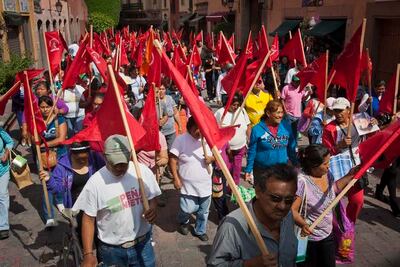 Piden a comerciantes evitar manifestaciones