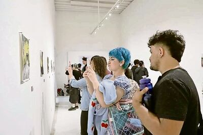 Inauguran exposición de acuarela con realidad aumentada