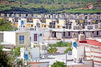 Oferta por viviendas, a la baja