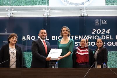 Recibe 60 Legislatura el Tercer Informe de Mauricio Kuri