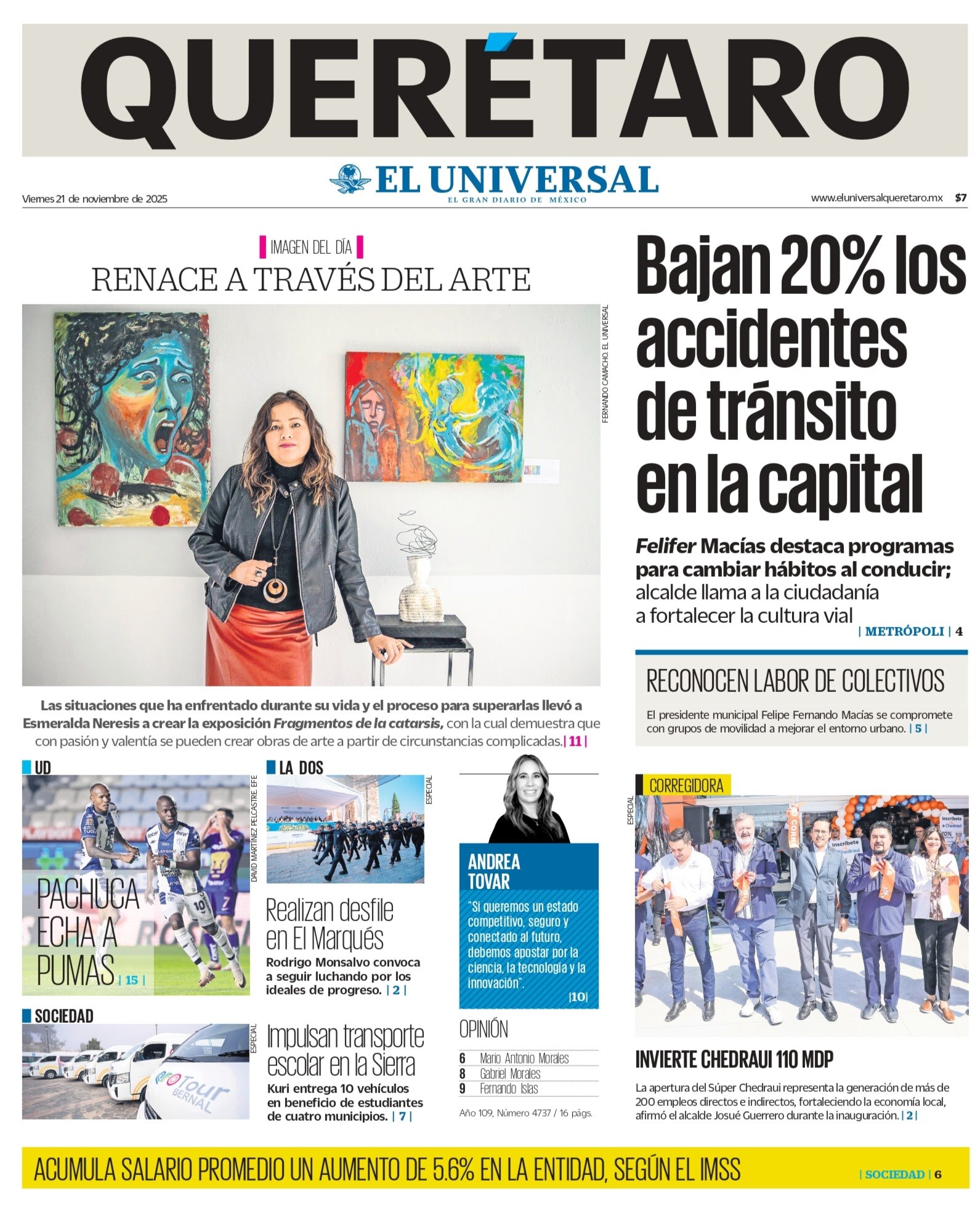 Portada 21 de noviembre de 2025