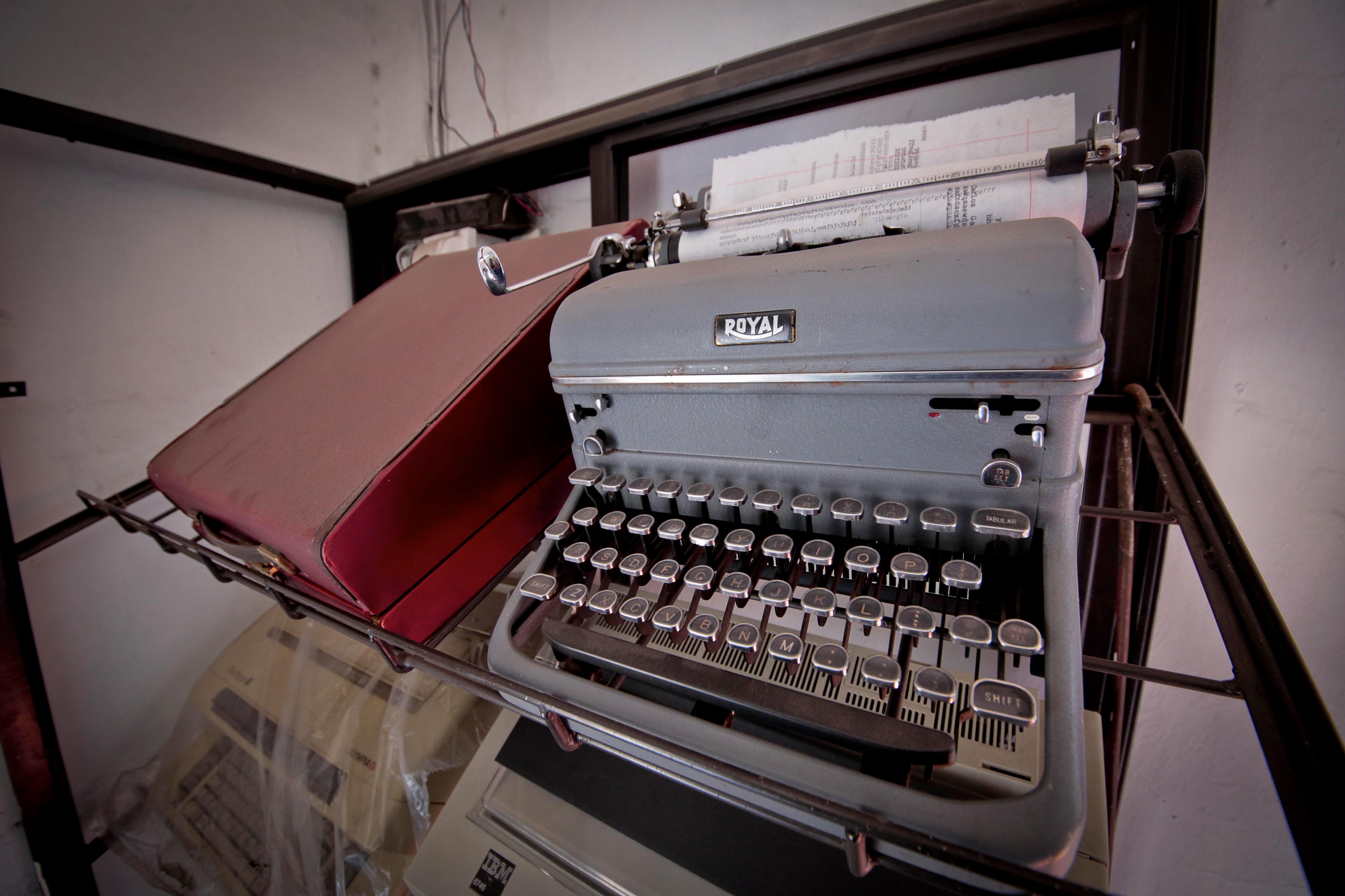 “Las máquinas de escribir tienen su romanticismo”