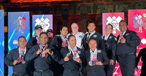 Policías queretanos hacen historia; ganan 38 medallas