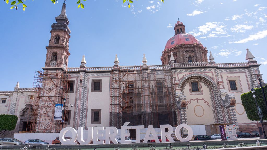 Trabajos en el Templo de Viterbo, en abandono