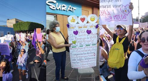 ¡El patriarcado va a caer! Más de 20 mil mujeres marcharon este #8M en Querétaro