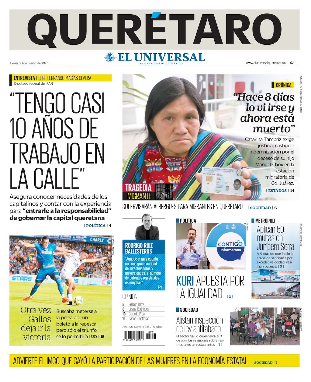 Portada 30 de marzo de 2023