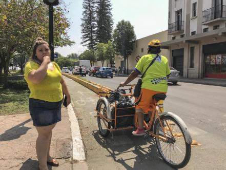 Las ciclovías. Lucen en el olvido y con desperfectos 