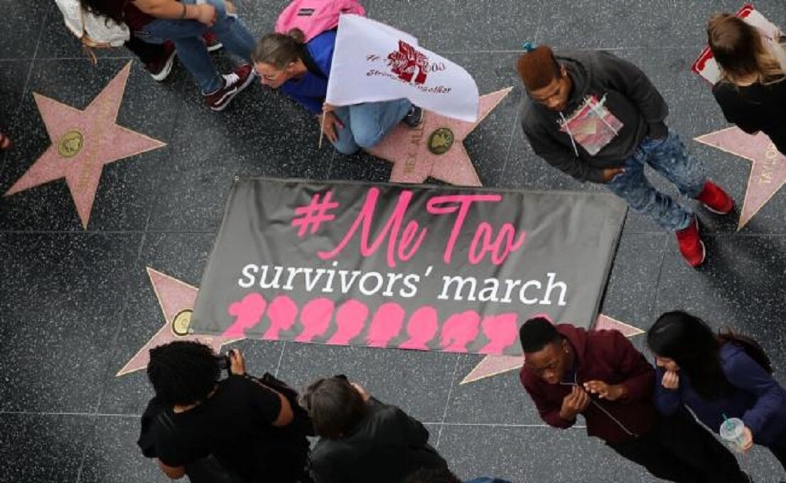 Cientos de mujeres marchan en Hollywood contra el acoso sexual