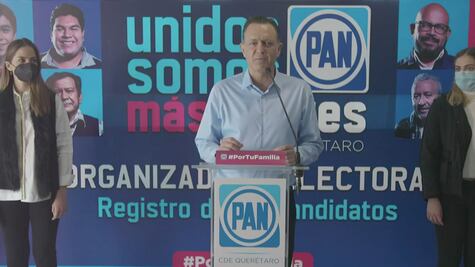 "Vengo a cumplir un sueño", dice Mauricio Kuri como precandidato del PAN a la gubernatura de Querétaro