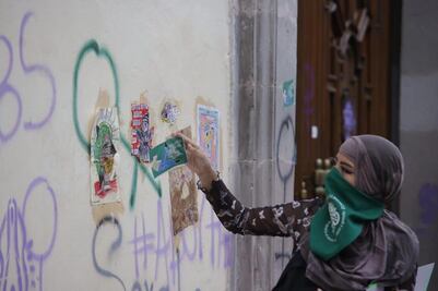 Reportan daños a tres negocios, tras marcha proaborto en Querétaro