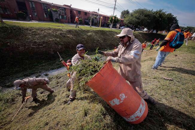 Limpieza de drenes lleva 30% de avance