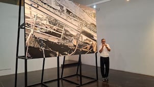 Villegas registra la destrucción a través de la pintura