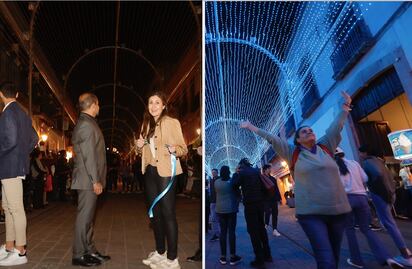 Falla la luz y no prende la Arcada Navideña en Querétaro