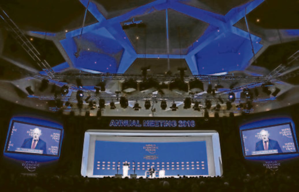 Volatilidad inquieta a invitados en Davos