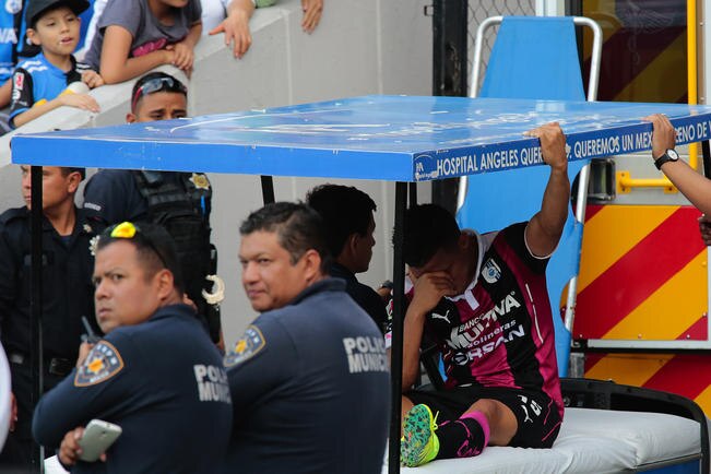 Ángel Sepúlveda fue el último emplumado en salir lesionado (IMAGO7)