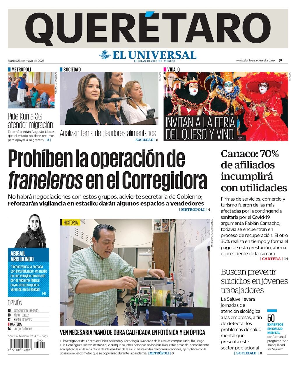 Portada 23 de mayo de 2023