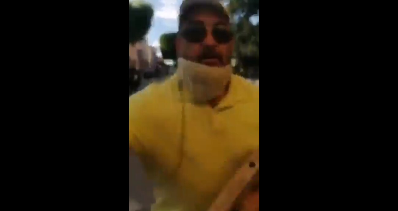 Sujeto agrede y golpea a vigilante ciudadana