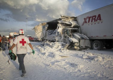 Carambola en la Méx-Qro deja 10 heridos