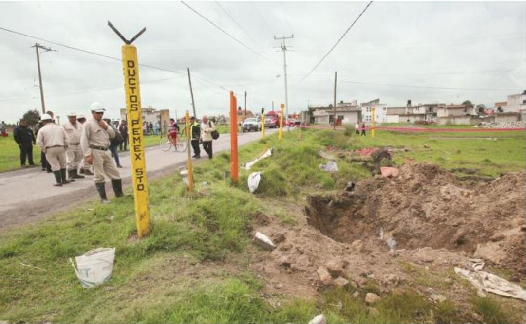 Ducto de Pemex "pinchado"