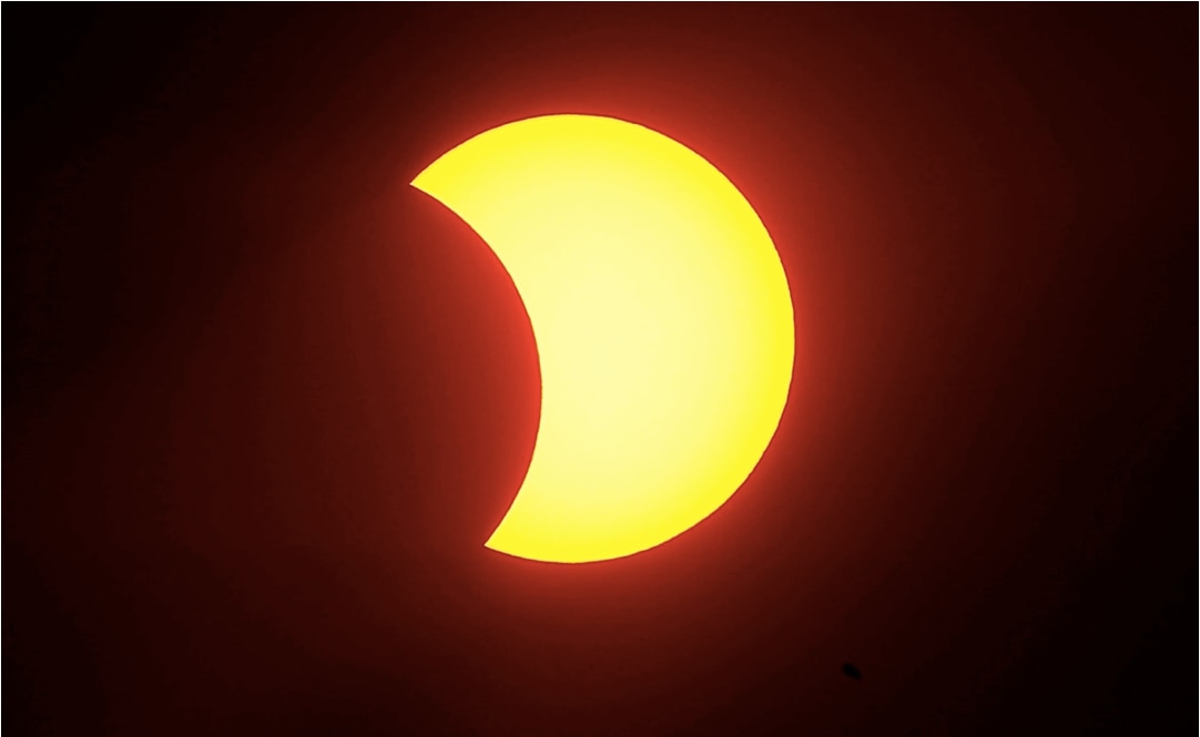 Eclipse total de sol. Así se vio el fenómeno astronómico del 2020