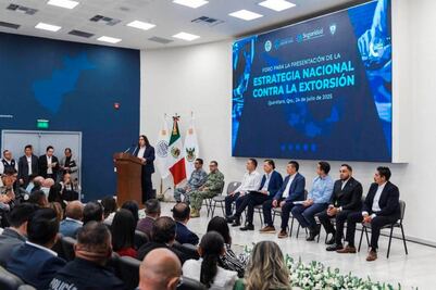 Querétaro se suma a plan nacional contra la extorsión