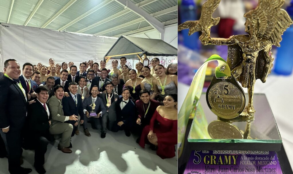 Juan Carlos Sosa Martínez y su ballet reciben el Gramy