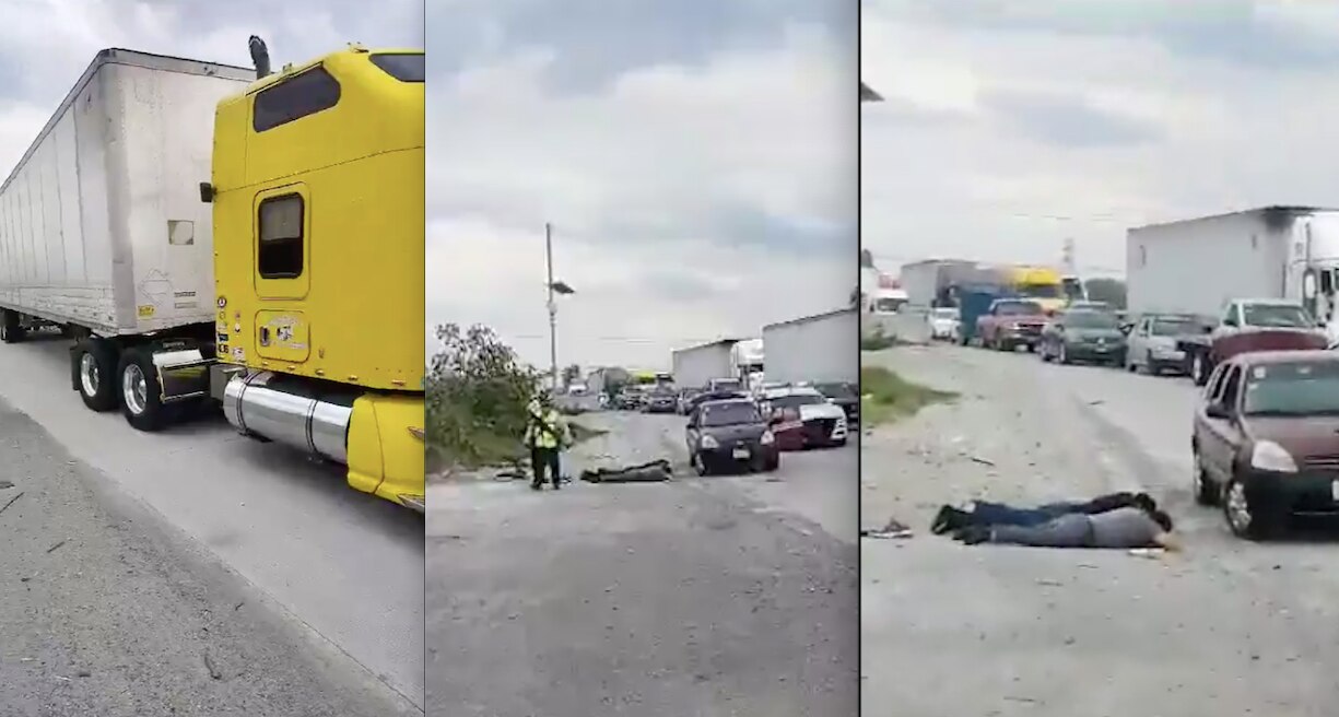 Detienen a asaltantes en la carretera 57; habían robado un tráiler