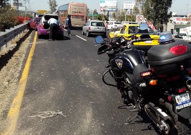 Choques desquician la 57