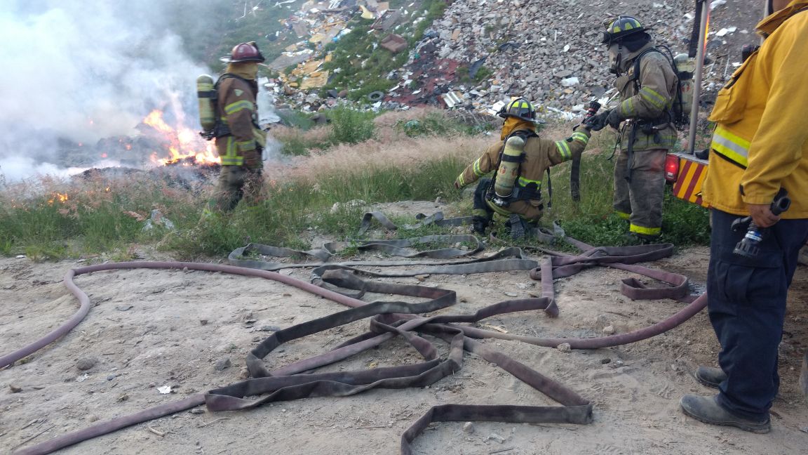 Se incendia tiradero de basura en SJR