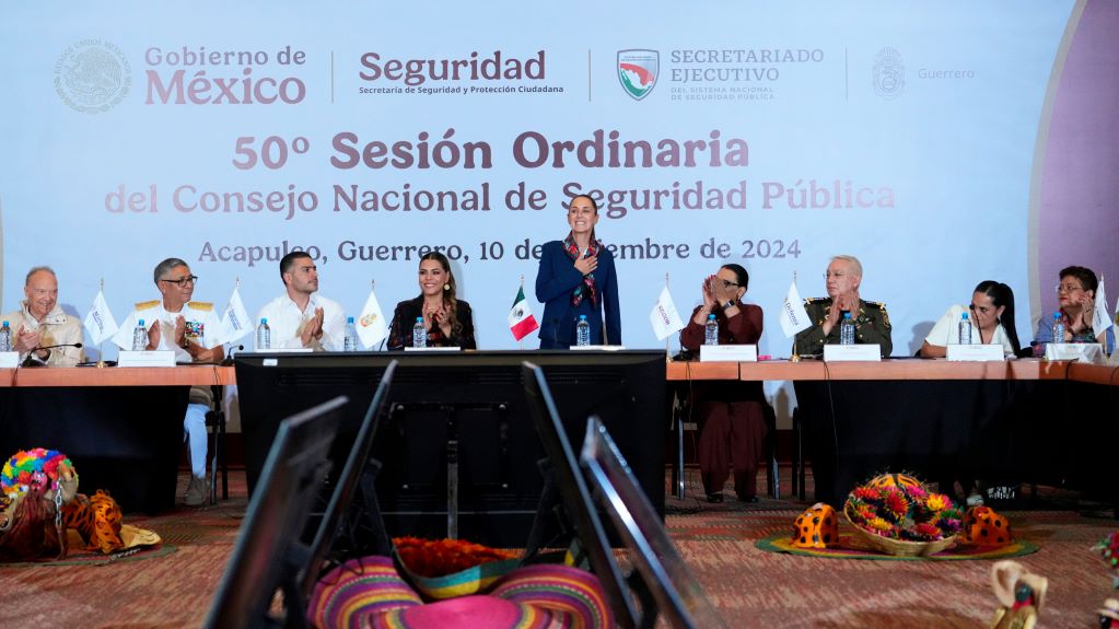 Quincuagésima Sesión Ordinaria del Consejo Nacional de Seguridad Pública. Foto: Presidencia