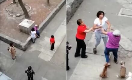 Captan a una joven que golpea a abuelita en Tlatelolco