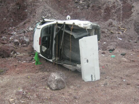 Sale camioneta del camino