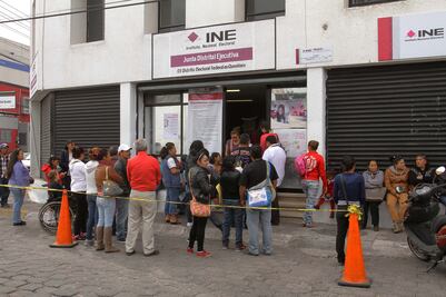 INE atendió más de  358 mil  trámites en un año en la entidad