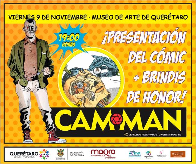 Cam-Man traslada la gran aventura detrás de la cámara, directo al cómic
